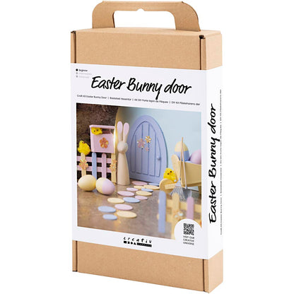 Craft Kit Easter Bunny Door, pastel colours