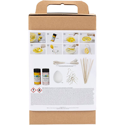 Craft Kit Marbling, rose, yellow