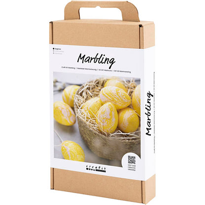 Craft Kit Marbling, rose, yellow