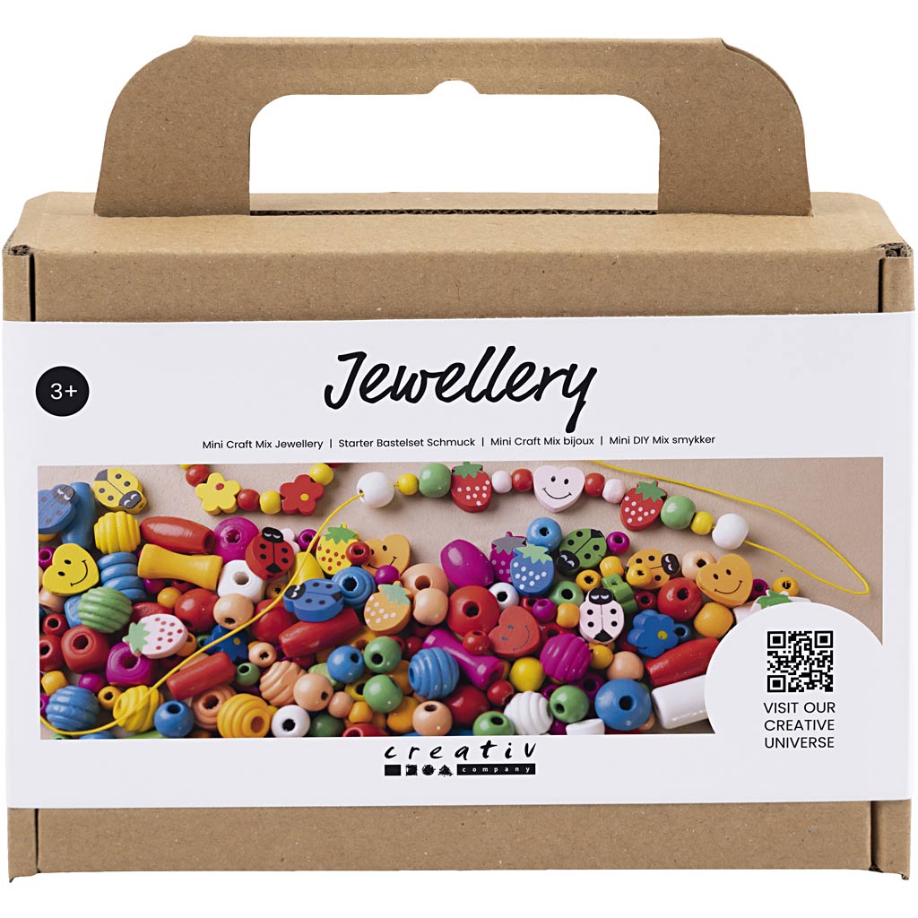 Mini Craft Mix Jewellery, happy colours, 1 pack