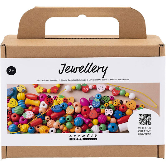 Mini Craft Mix Jewellery, happy colours, 1 pack