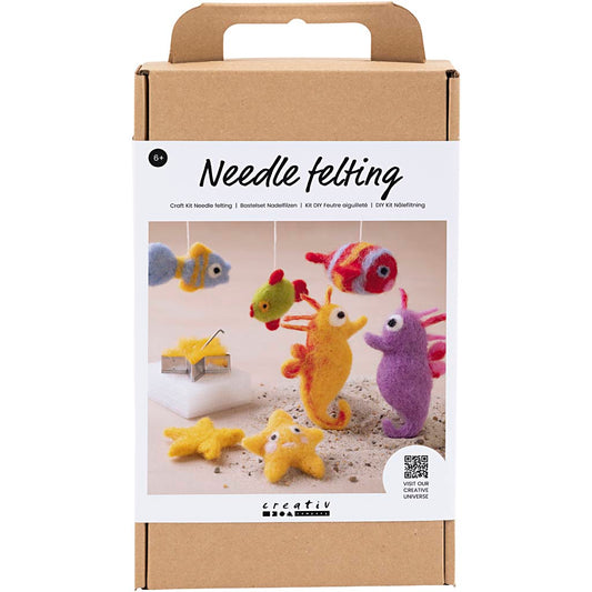 Craft Kit Needle Felting, Animals in water