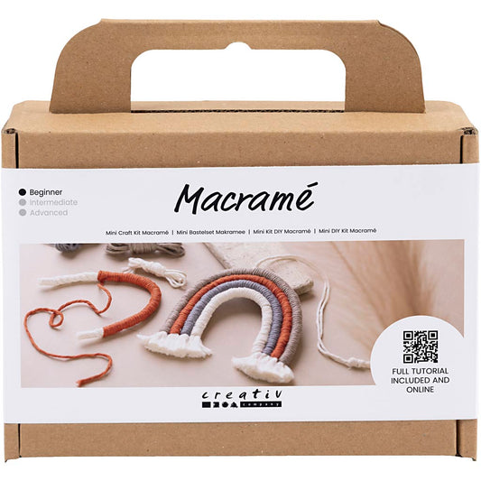 Mini Craft Kit Macramé , Rainbow