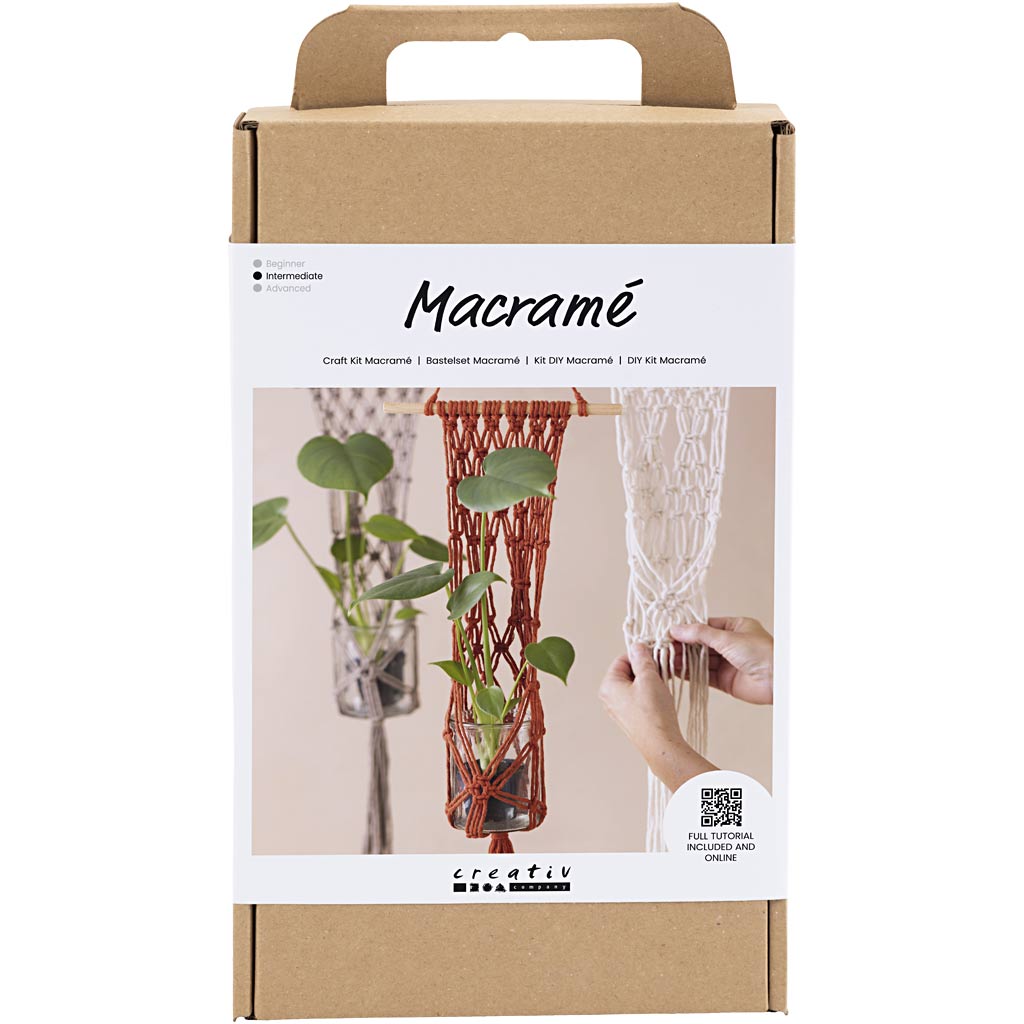 Craft Kit Macramé , Flower hanger