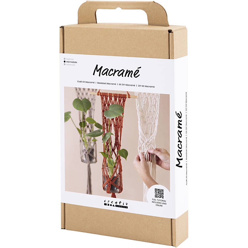 Craft Kit Macramé , Flower hanger