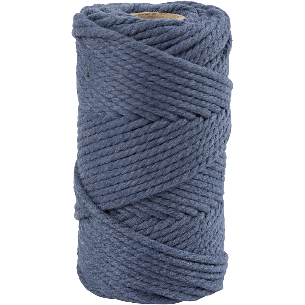 Creativ Macramé Cord, L: 55 M, dia. 4 mm