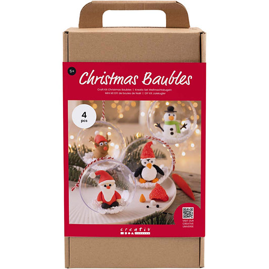 Craft Kit Christmas Baubles, Modelling