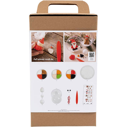 Craft Kit Christmas Baubles, Modelling