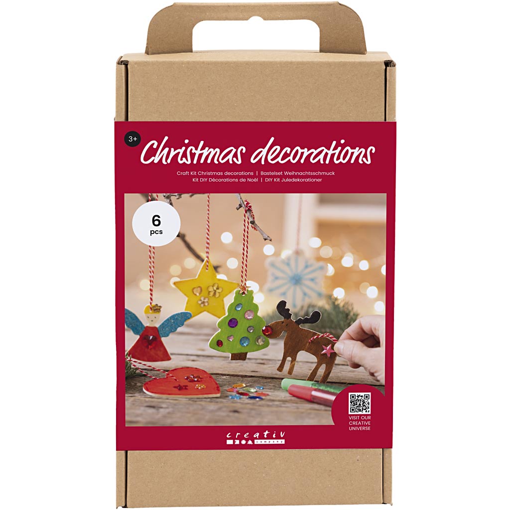 Craft Kit Christmas Decorations, Colouring