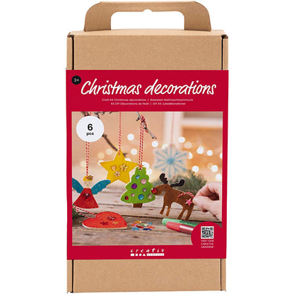 Craft Kit Christmas Decorations, Colouring