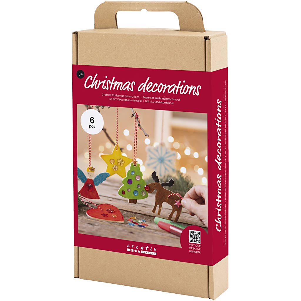 Craft Kit Christmas Decorations, Colouring