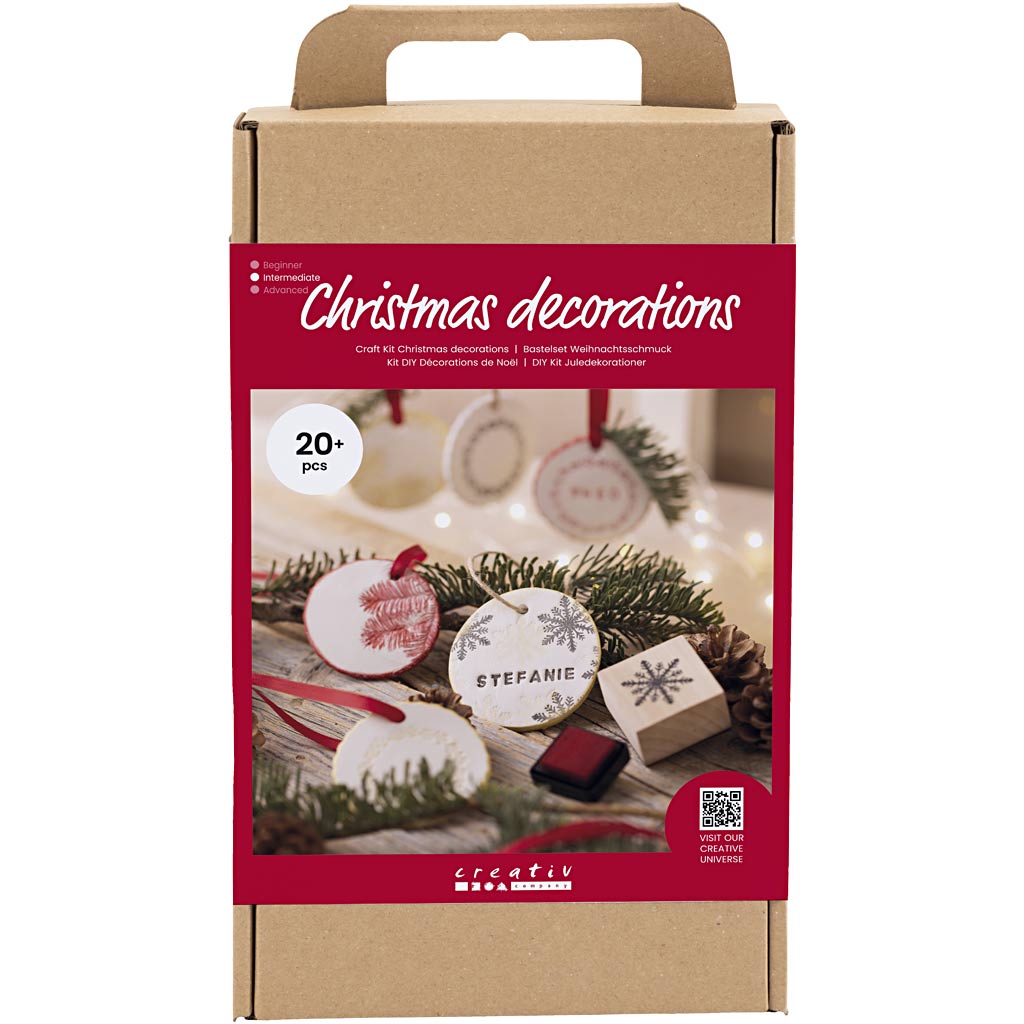 Craft Kit Christmas decorations, Self-hardening clay
