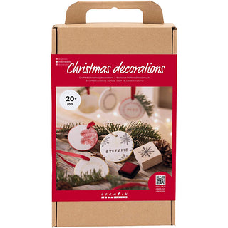 Craft Kit Christmas decorations, Self-hardening clay