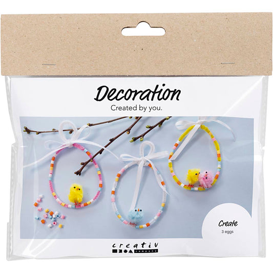 Mini Craft Kit Decoration, assorted colours, 1 pack