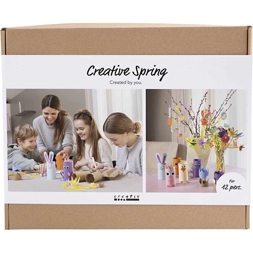 Group Craft Kit Creative Spring, spring colours, 1 pack