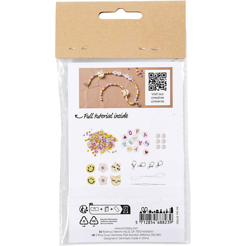 Mini Craft Kit Jewellery, Charms, 1 pack