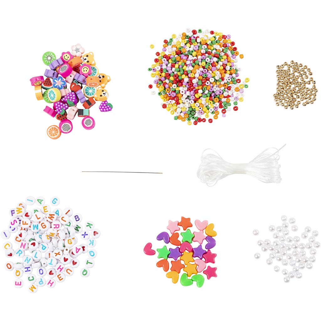 Mini Craft Mix Jewellery, Colourful Bracelets
