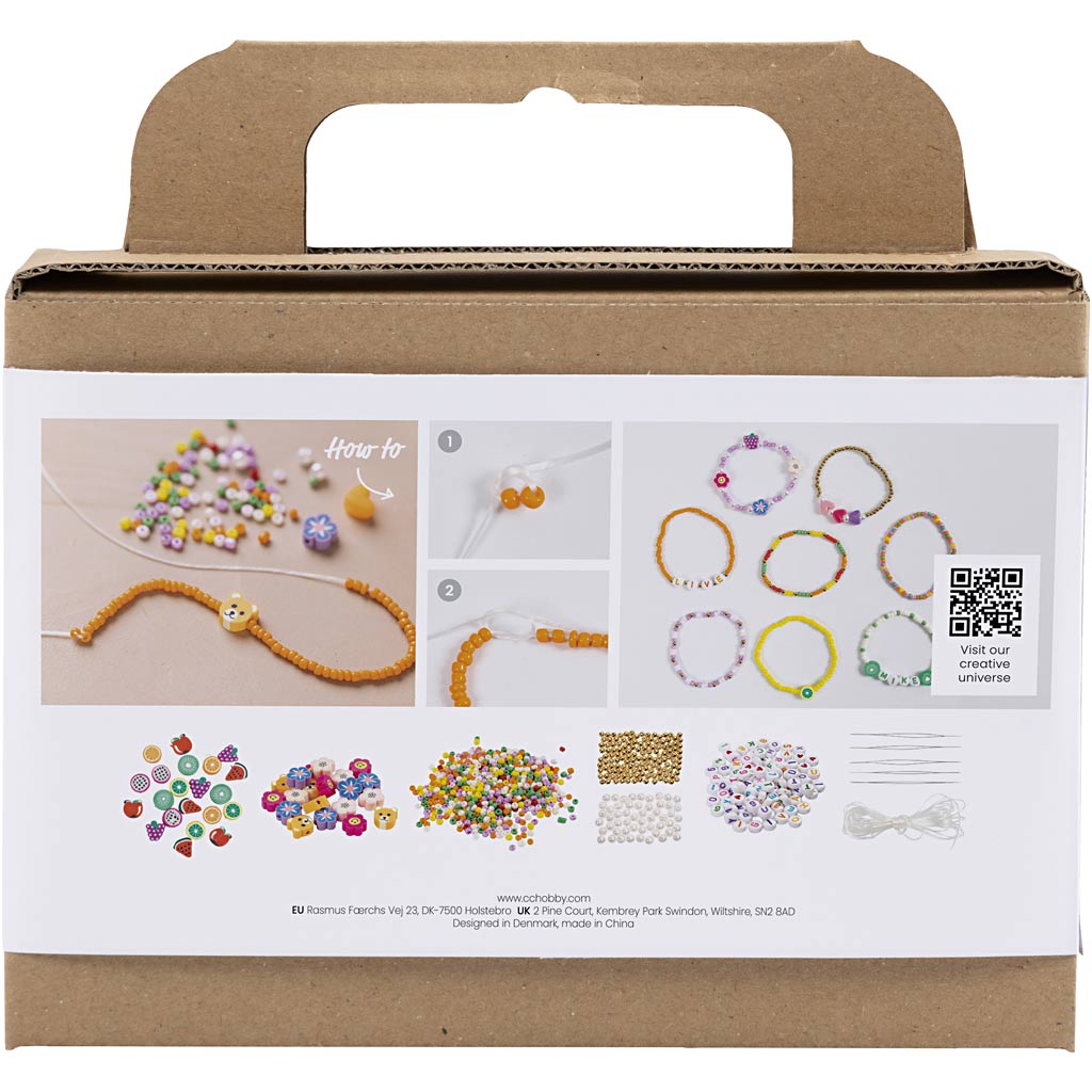 Mini Craft Mix Jewellery, Colourful Bracelets