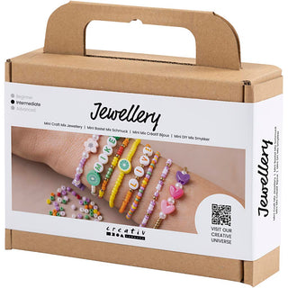 Mini Craft Mix Jewellery, Colourful Bracelets