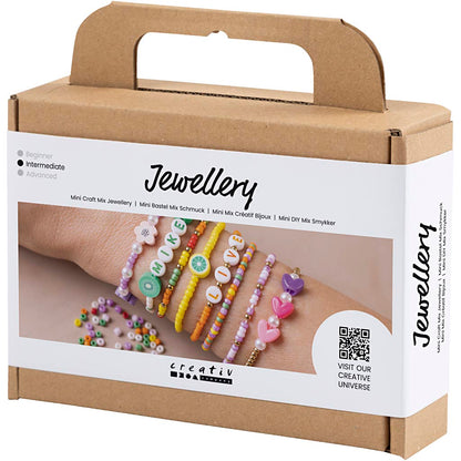 Mini Craft Mix Jewellery, Colourful Bracelets