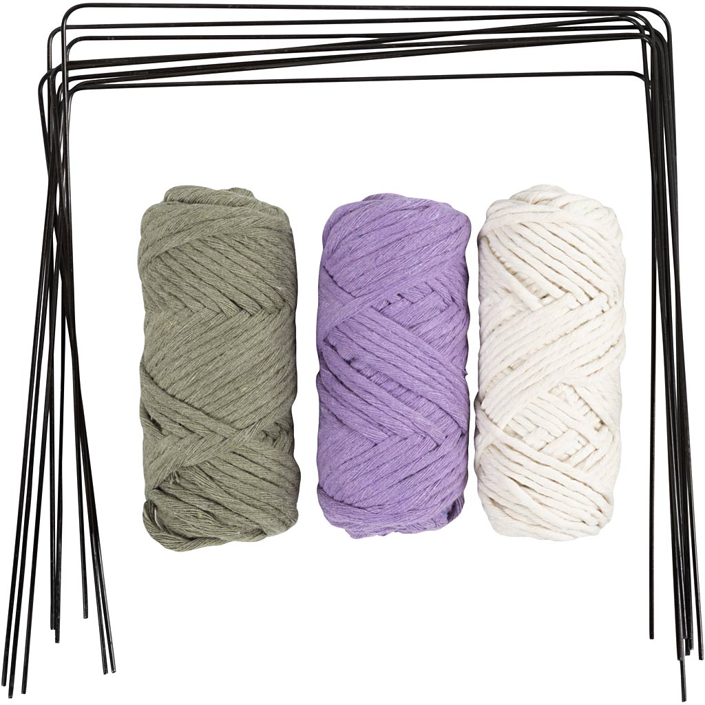 Craft Kit Macramé, Glass Decoration