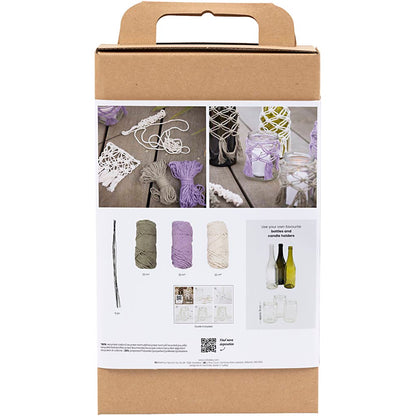 Craft Kit Macramé, Glass Decoration