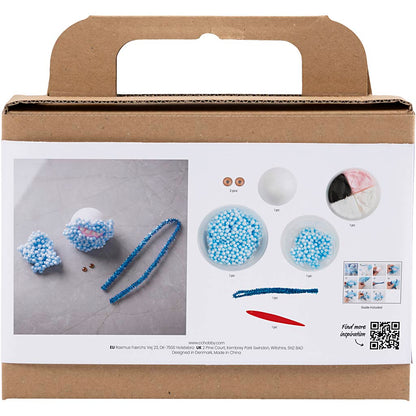 Mini Craft Kit Modelling, Monster Bobby, light blue, 1 pack