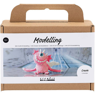 Mini Craft Kit Modelling, Monster Sally, light pink, 1 pack