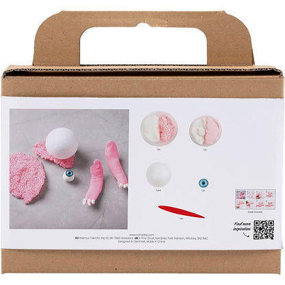 Mini Craft Kit Modelling, Monster Sally, light pink, 1 pack