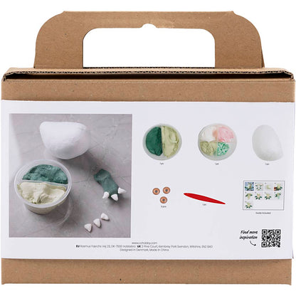 Mini Craft Kit Modelling, Monster Lulu, light green, dark green, 1 pack
