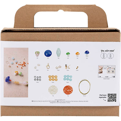 Mini Craft Kit Jewellery, Chunky Necklace, colorful