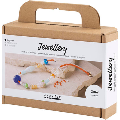 Mini Craft Kit Jewellery, Chunky Necklace, colorful