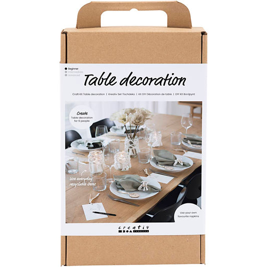 Craft Kit Table Decoration, natural