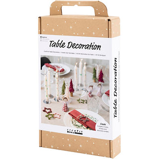 Craft Kit Table Decorations, Angels, Christmas trees, stars, assorted colours