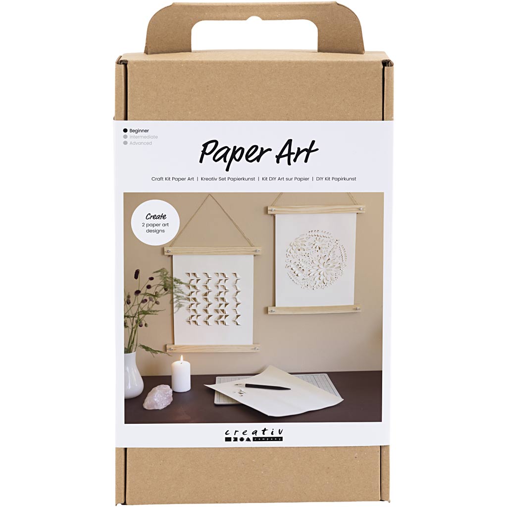 Craft Kit Paper Art, Paper for hanging, off white