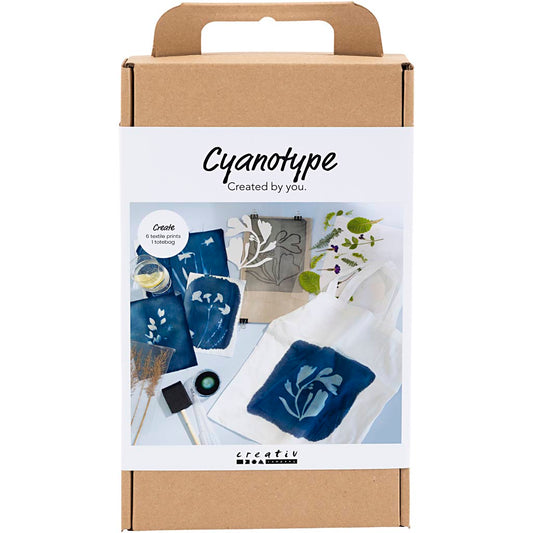 Craft Kit Cyanotype, Textile, blue