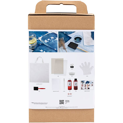 Craft Kit Cyanotype, Textile, blue
