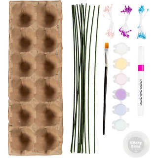 Craft Kit Decoration, Boxes, shells, key rings, pastel colours