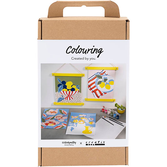 Craft Kit Colouring, Paint by numbers, acrylic paint