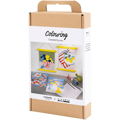 Craft Kit Colouring, Paint by numbers, acrylic paint
