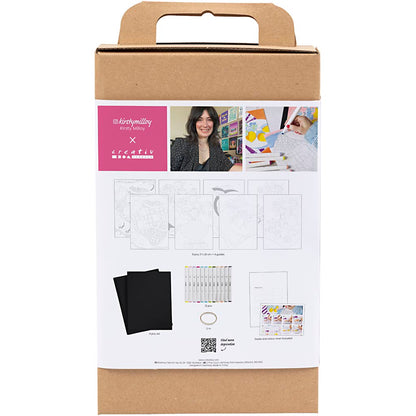 Craft Kit Colouring, Paint by numbers, markers