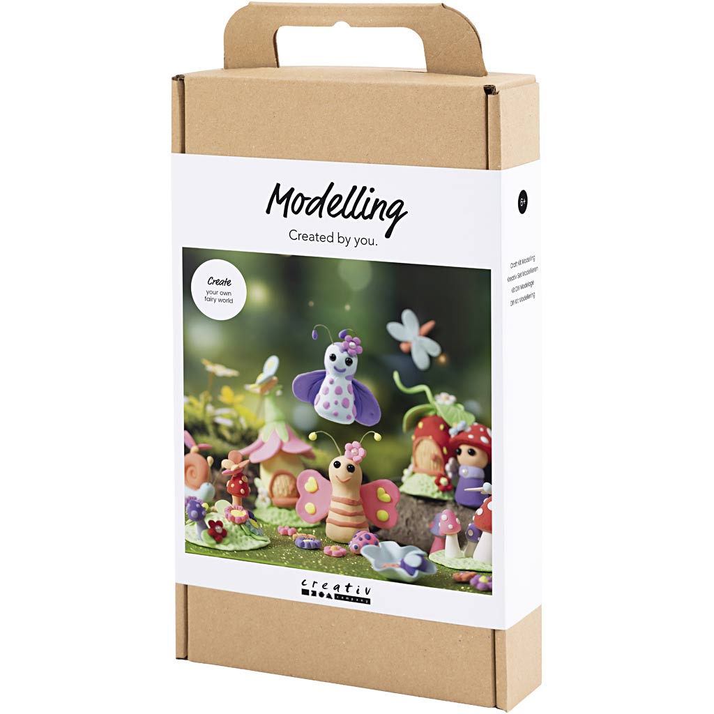 Craft Kit Modelling, Fairy, pastel colours