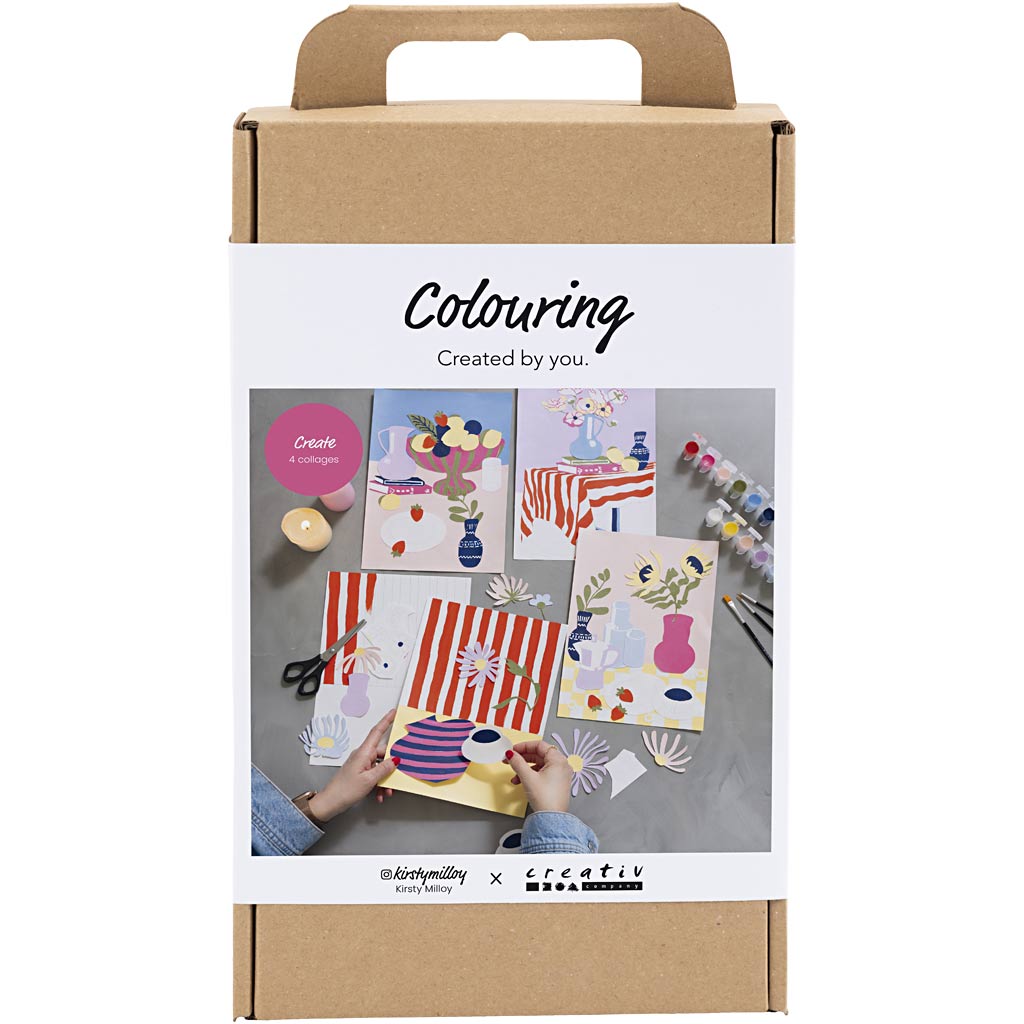 Craft Kit Colouring, Collage