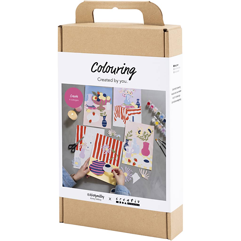 Craft Kit Colouring, Collage