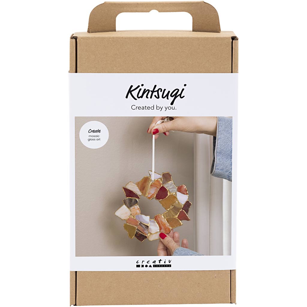 Craft Kit Kintsugi, Hanging decorations, assorted colours