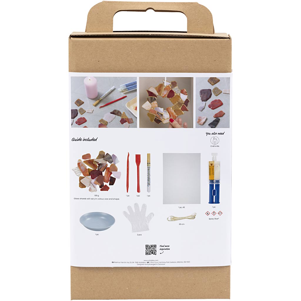 Craft Kit Kintsugi, Hanging decorations, assorted colours