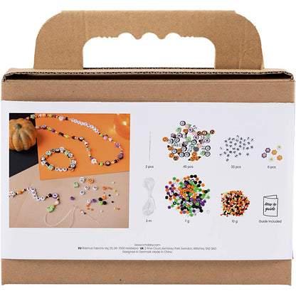 Mini Craft Kit Jewellery, Necklaces and bracelets, halloween colours