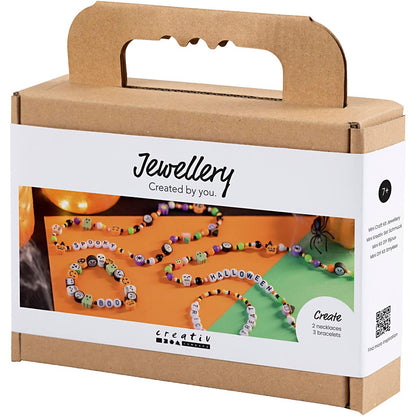 Mini Craft Kit Jewellery, Necklaces and bracelets, halloween colours