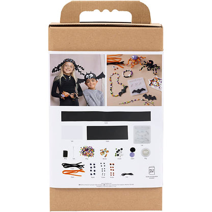 Craft Kit Spooky Accessories, Costumes and jewellery, halloween colours