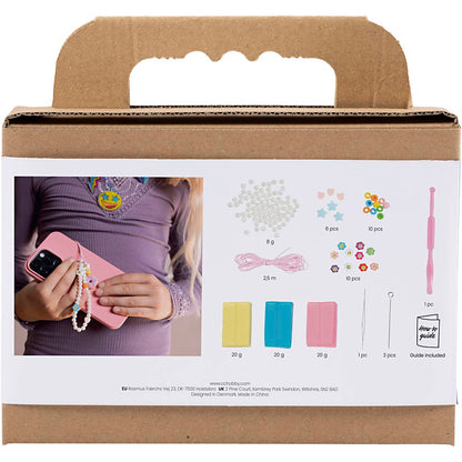 Mini Craft Kit Modelling, Mobile charm, assorted colours, 1 pack